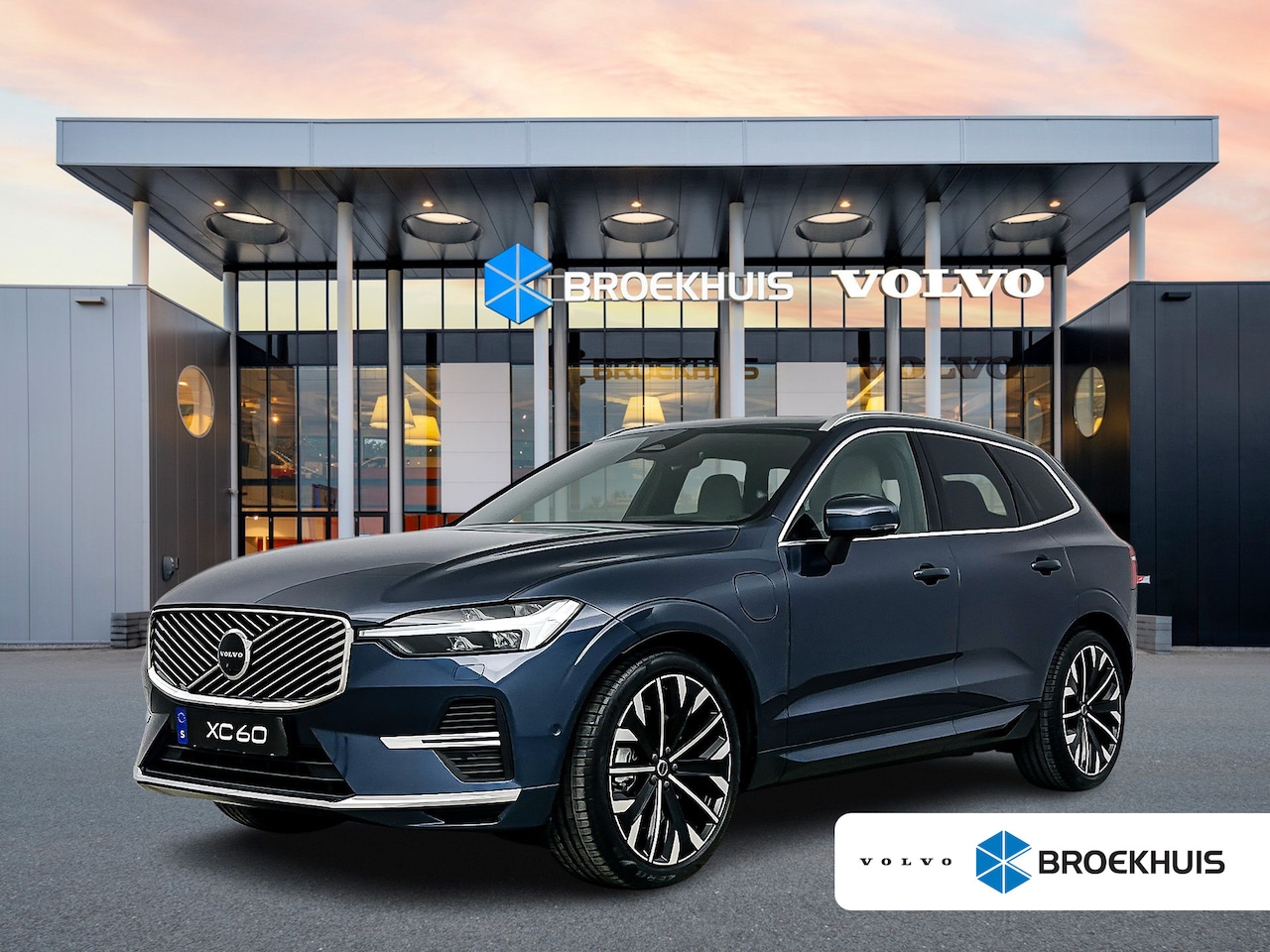 Volvo XC60 - T6 Recharge Ultra Bright | 21" | Luchtvering | Getint Glas | Panoramadak | Head-up | Harma - AutoWereld.nl