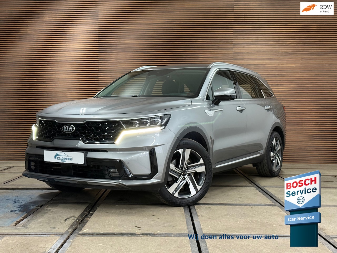 Kia Sorento - 1.6 T-GDI DynamicLine 7p. | Adaptive Cruise | Trekhaak | 19' inch | Leer | Navigatie - AutoWereld.nl