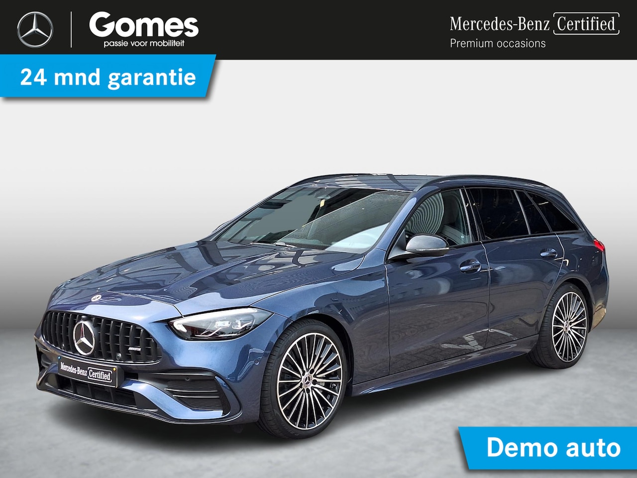 Mercedes-Benz C-klasse Estate - 180 Star Edition AMG | Night Pakket | Trekhaak | Elektrisch Verstelbare Stoelen + Memory | - AutoWereld.nl