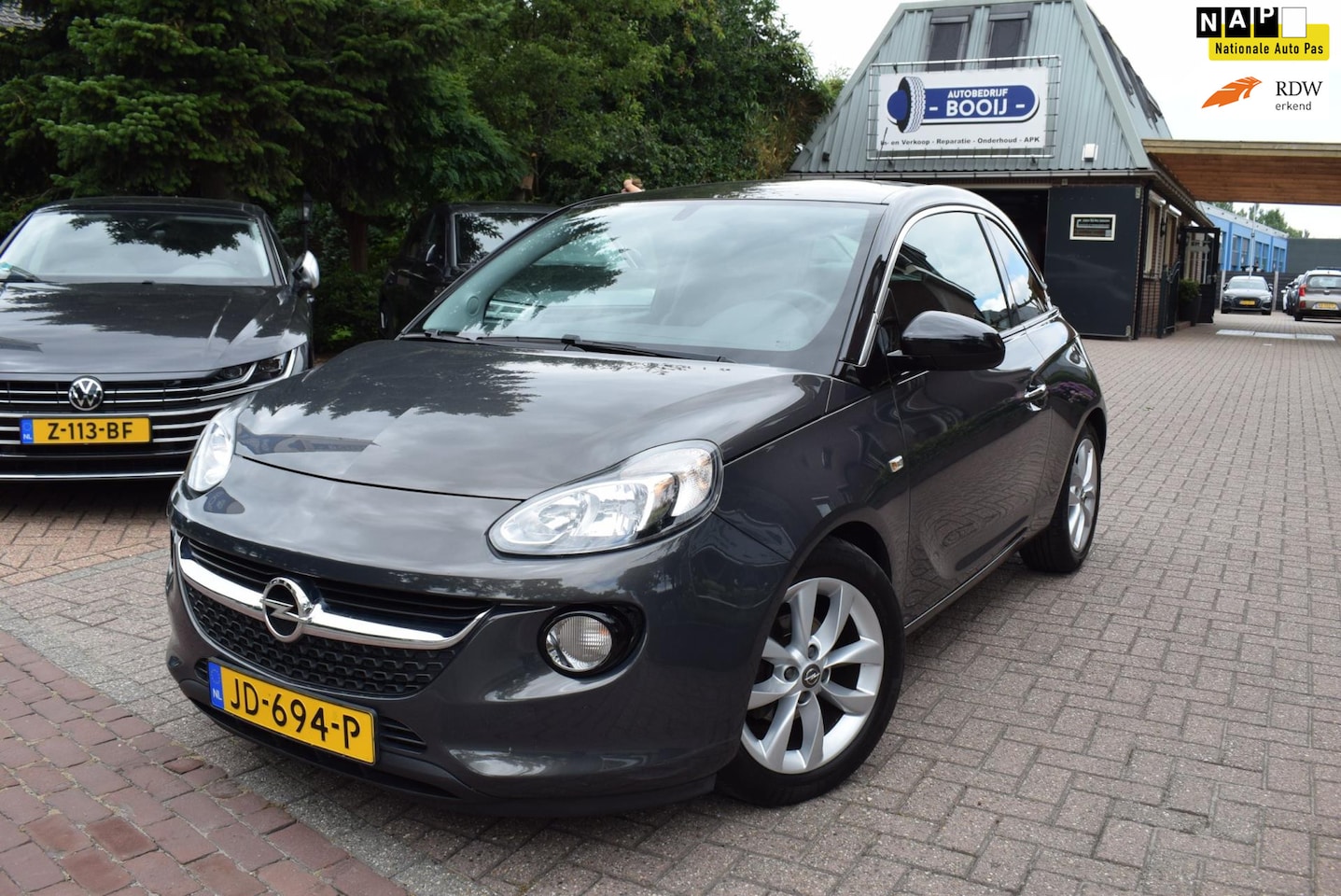 Opel ADAM - 1.0 Turbo Jam Favourite AIRCO/CRUISE/BLUETOOTH/NL-AUTO/6 BAK/LEDER/LMW 16 INCH/STOEL VERW/ - AutoWereld.nl