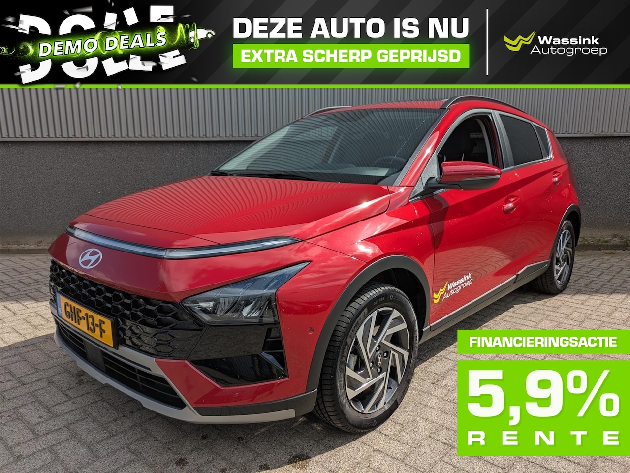 Hyundai Bayon - DEMO DEAL I 100PK Premium Sky | Schuifkanteldak | Achteruitrijcamera | Stoel verwarming | - AutoWereld.nl