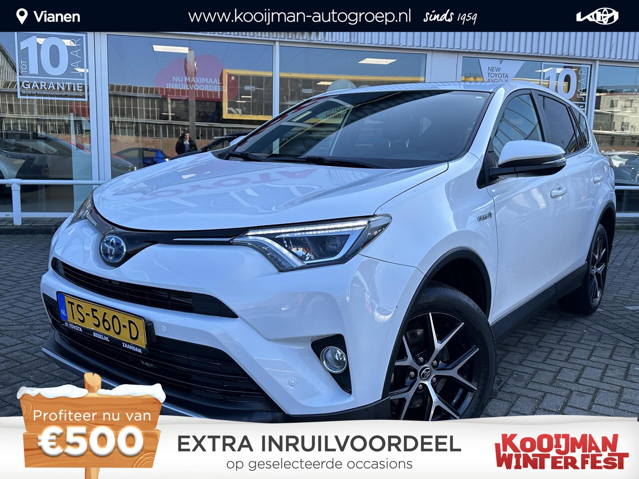 Toyota RAV4 - 2.5 Hybrid AWD Style Zonnedak, keyless, navigatie, adaptieve cruise control, achteruitrij - AutoWereld.nl
