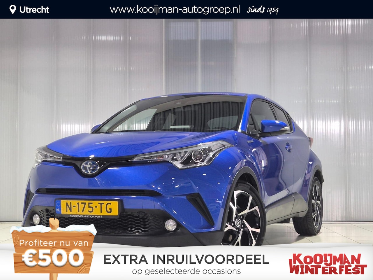 Toyota C-HR - 1.8 Hybrid Dynamic | afn. Trekhaak | Dealer onderhouden | Navi | Stoelverwarming | Adaptiv - AutoWereld.nl