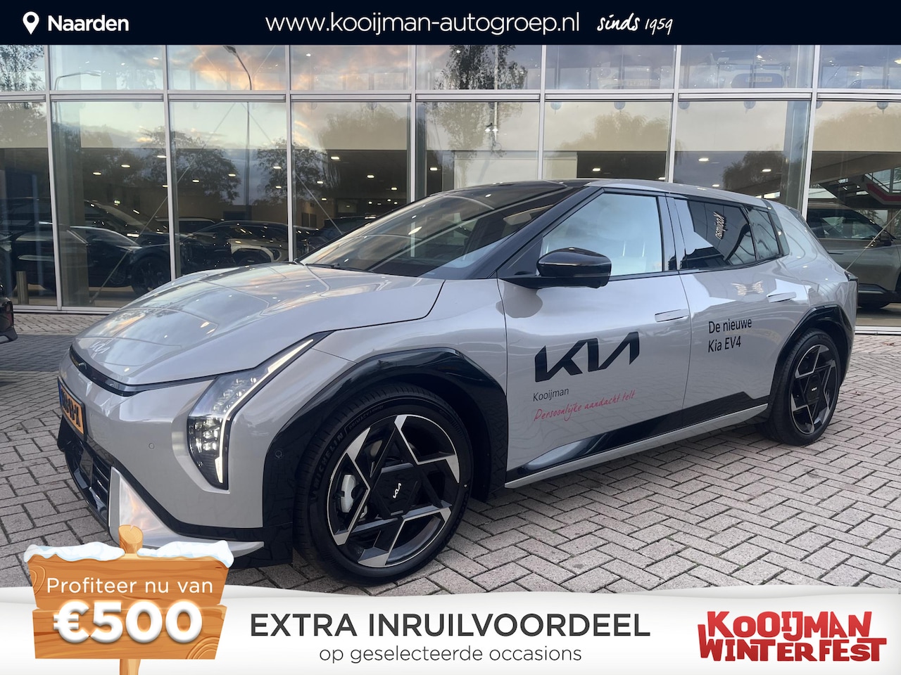 Kia EV4 - GT-PlusLine 81.4 kWh Bel ons voor een scherpe offerte!! DEMO VOORDEEL / BIJTELLING 17% - AutoWereld.nl