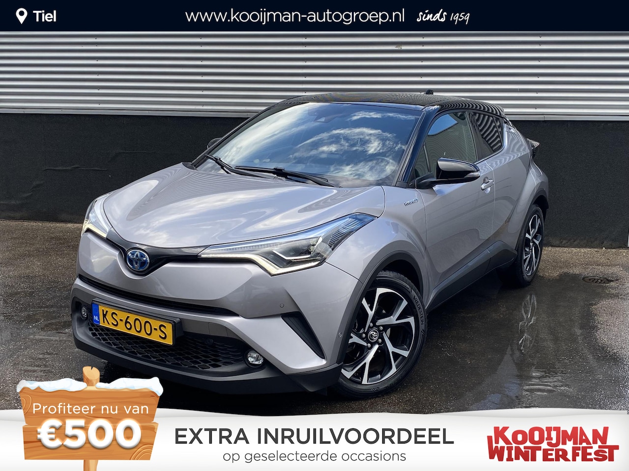Toyota C-HR - 1.8 Hybrid Bi-Tone Plus Stoel- & stuurverarming, navigatie, dodehoek detectie, JBL Premium - AutoWereld.nl