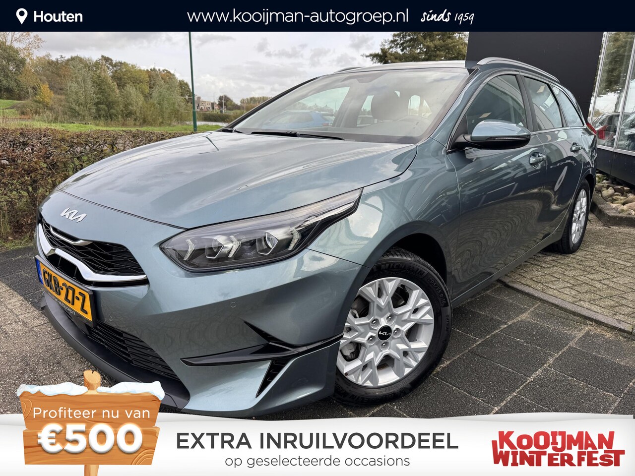 Kia Cee'd Sportswagon - Ceed 1.5 T-GDi DynamicLine , Afneembare trekhaak, Eerste Eigenaar, Apple Carplay/Android A - AutoWereld.nl