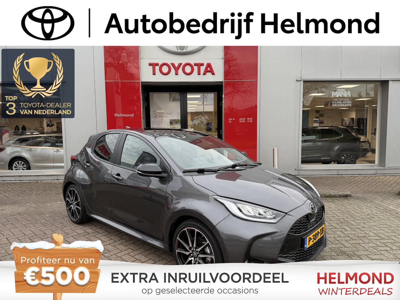 Toyota Yaris - 1.5 Hybrid GR Sport Premium Pakket | Pano | JBL | Headup - AutoWereld.nl