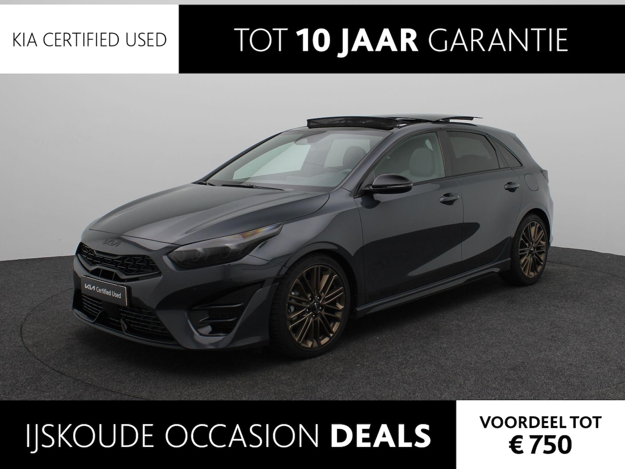 Kia Cee'd - Ceed 1.5 T-GDi GT-PlusLine | Automaat | Black/Brons/Eibach | JBL | 18" velgen | Panoramada - AutoWereld.nl