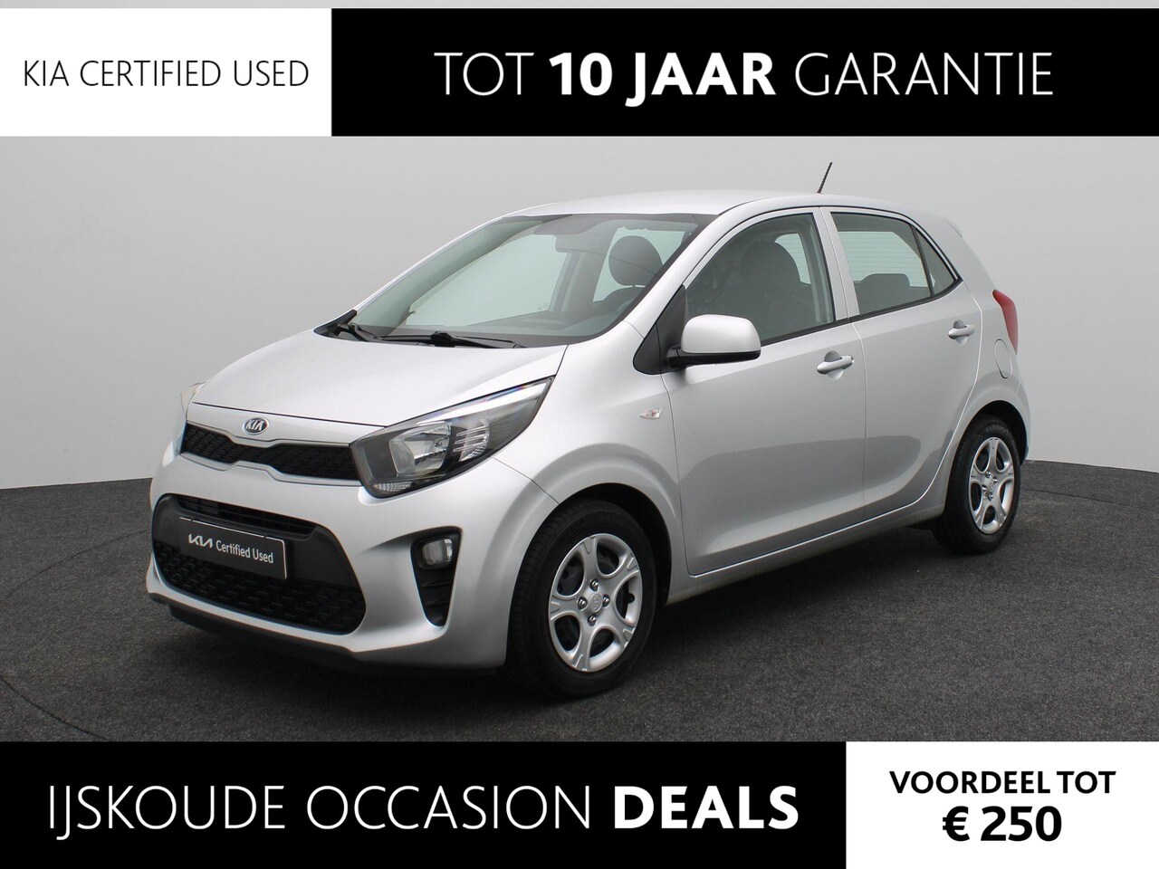 Kia Picanto - 1.0 CVVT EconomyPlusLine | 1e Eigenaar | Airco | Elek. ramen | Radio/USB - AutoWereld.nl