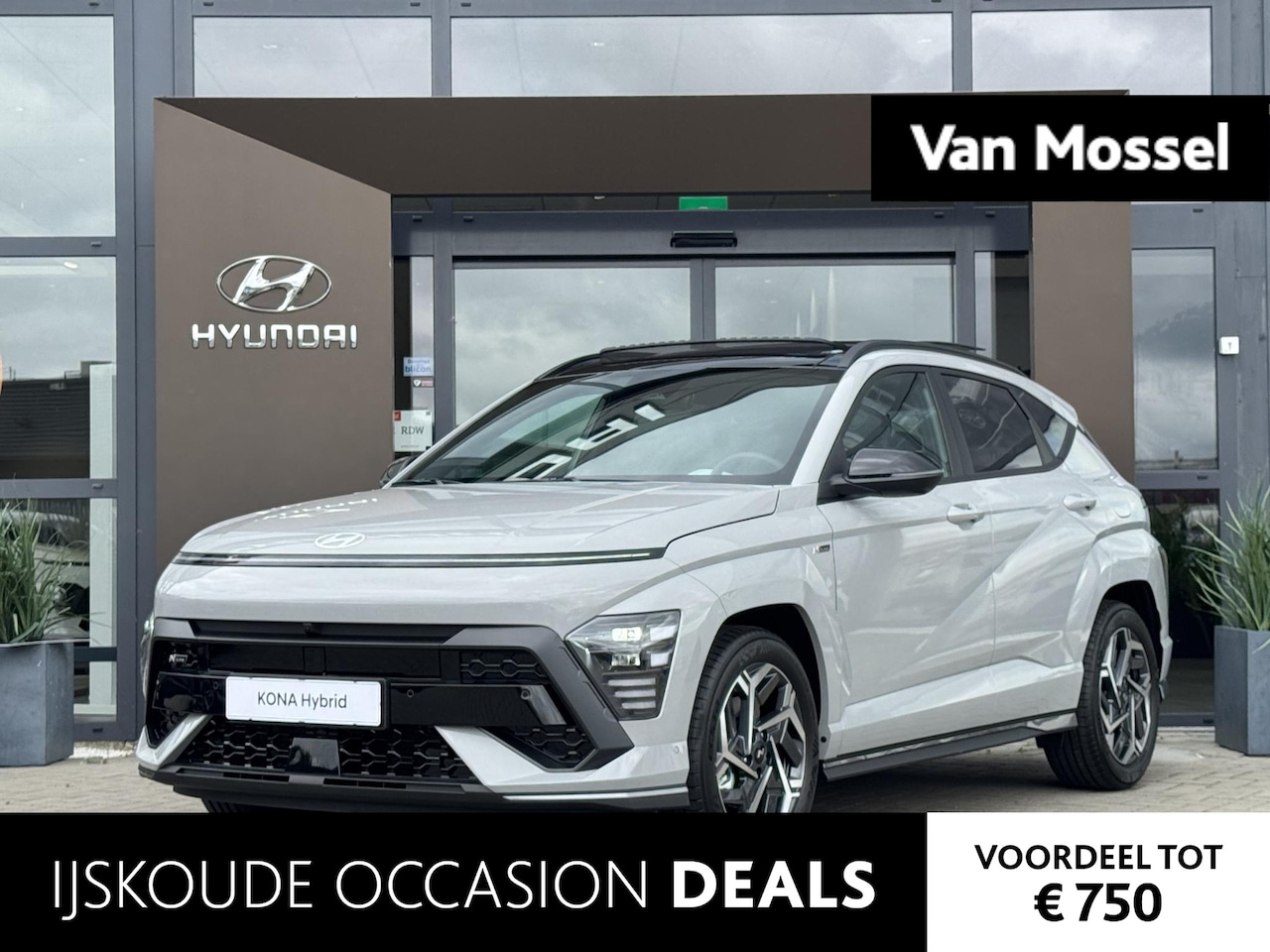 Hyundai Kona - 1.6 GDI HEV N Line Sky | Stoelverwarming/verkoeling | Stuurverwarming | Panoramadak | Appl - AutoWereld.nl