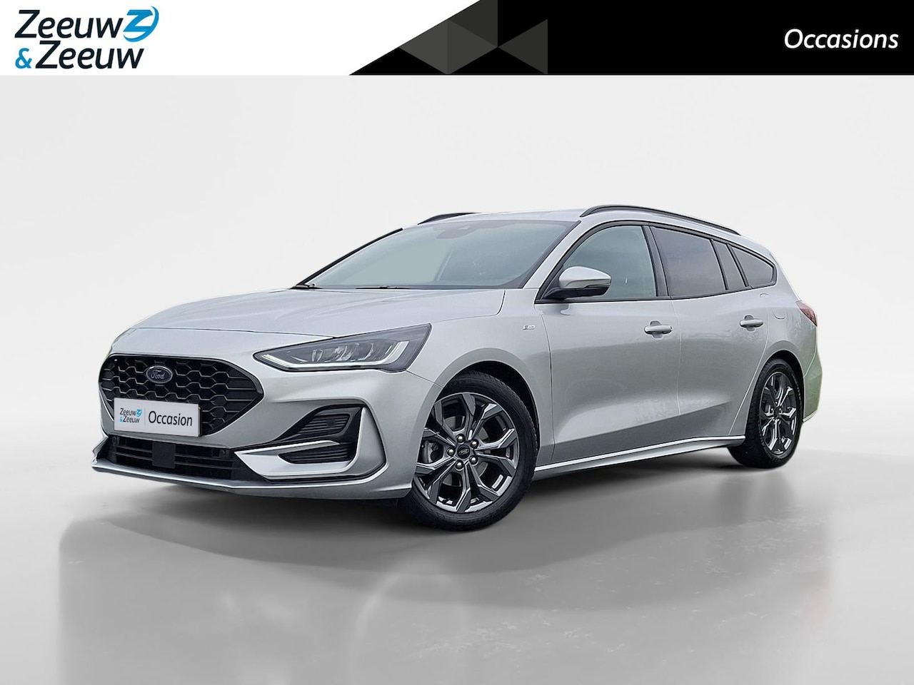 Ford Focus Wagon - 1.0 EcoBoost Hybrid ST Line X 155PK Automaat | Leder | Camera | B&O | El. verstelbare stoe - AutoWereld.nl