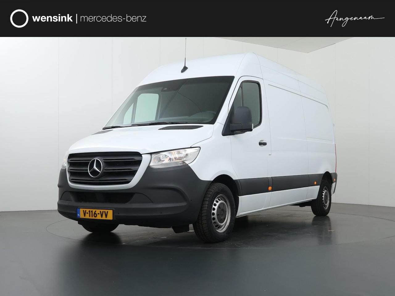 Mercedes-Benz Sprinter - 314 CDI | Aut. | L2 H2 | Navigatie | Lederen Bekleding | 2-zits | Parkeercamera | Airco | - AutoWereld.nl
