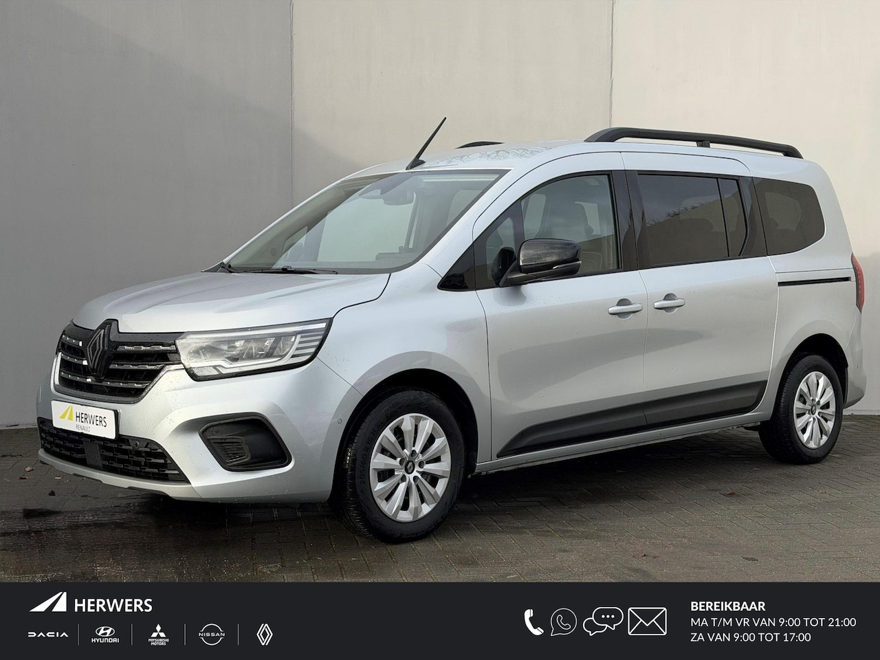 Renault Kangoo - Grand TCe 130 EDC Techno L2 / 7 Persoons / Automaat / Fabrieksgarantie tot 05-2027 / Camer - AutoWereld.nl