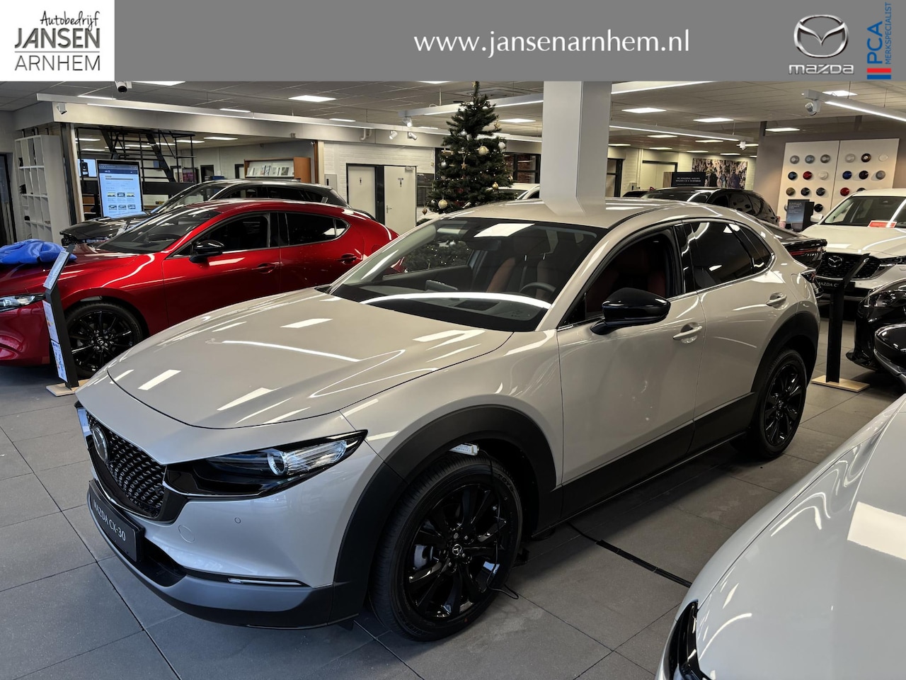 Mazda CX-30 - 2.0 e-SkyActiv-X 186 M Hybrid Nagisa , Demovoordeel € 6.940,-, Automaat, Adap. Cruise, Bos - AutoWereld.nl