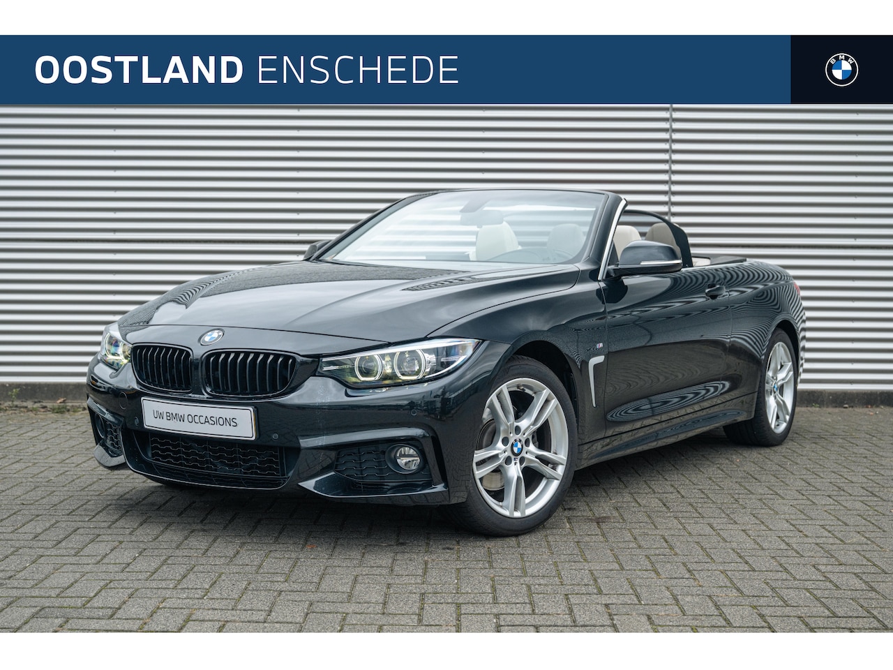 BMW 4-serie Cabrio - 430i xDrive High Executive M Sport Automaat / Sportstoelen / LED / Stoelverwarming / Airco - AutoWereld.nl
