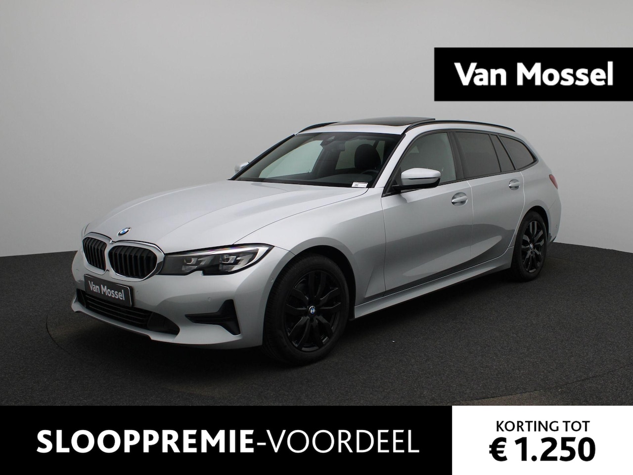 BMW 3-serie Touring - 318i Executive AUTOMAAT | PANORAMADAK | GROOT NAVIGATIE | LEDEREN BEKLEDING | CAMERA | LED - AutoWereld.nl