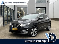 Nissan Qashqai - 1.2 N-Connecta | NL Auto/1e Eig./Voll.Historie/18"/Panodak/Navi/360° Camera/Clima/Cruise