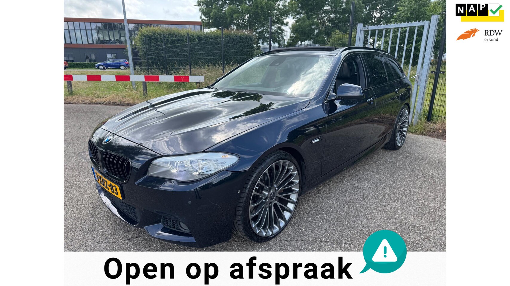 BMW 5-serie Touring - 535d High Exe M Pakket Pano 21inch HuD 360cam - AutoWereld.nl