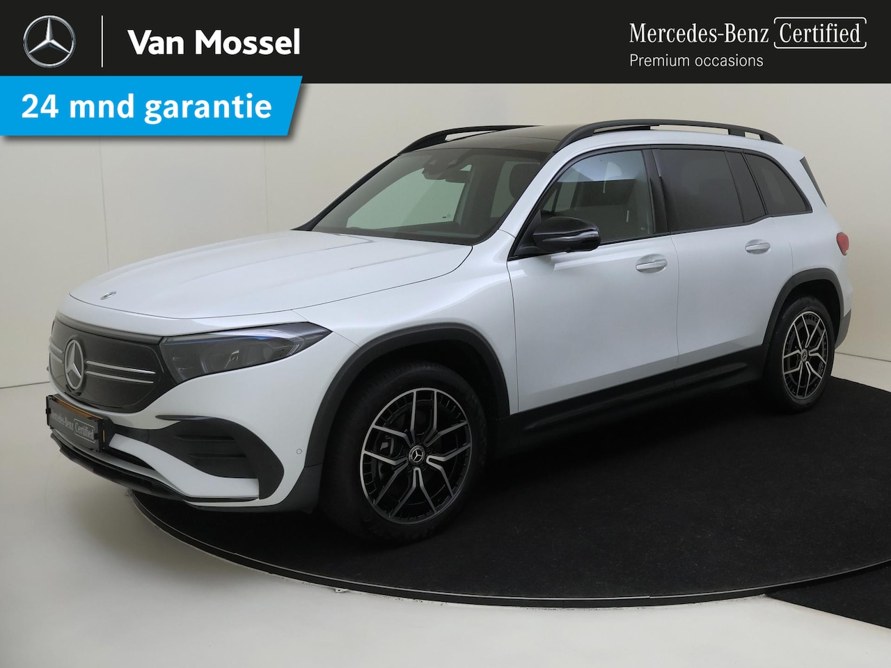 Mercedes-Benz EQB - 250 AMG Line 67 kWh Panoramadak / 360 Camera / Nightpakket / 19'' spaakvelgen / stoelverwa - AutoWereld.nl