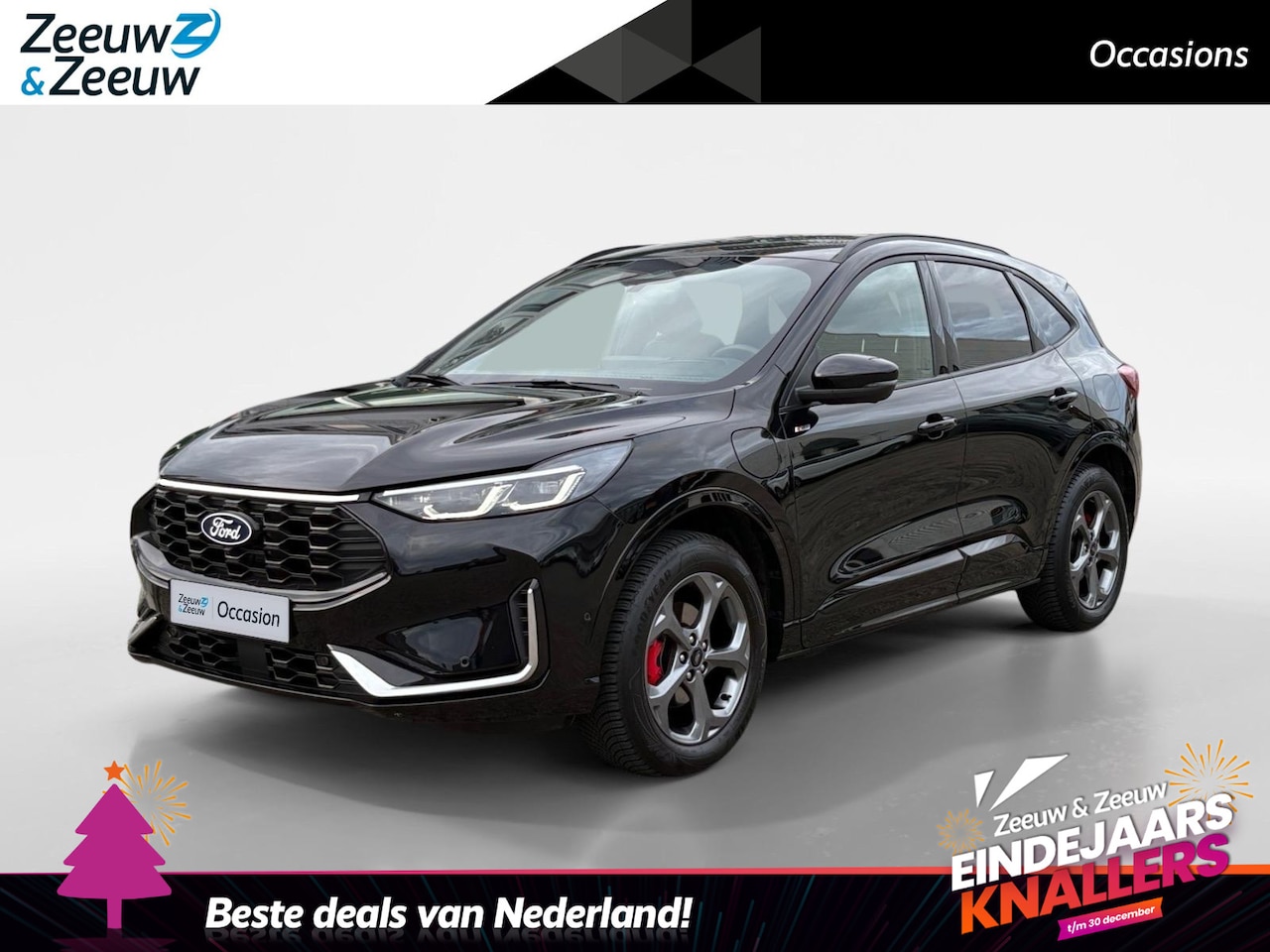Ford Kuga - 2.5 PHEV ST-Line X 243pk | Stoel- stuur en voorruitverwarming | Kantel / schuifdak | Trekh - AutoWereld.nl