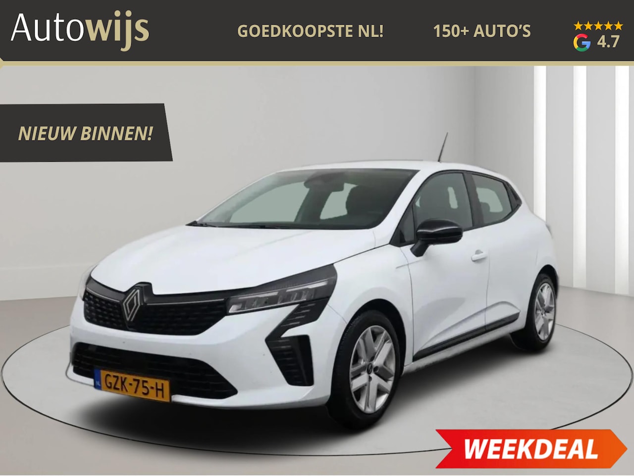 Renault Clio - 1.6 E-Tech Full Hybrid 145 evolution|NL AUTO|NWE MODEL|AUT|CAMERA|DAB+ - AutoWereld.nl