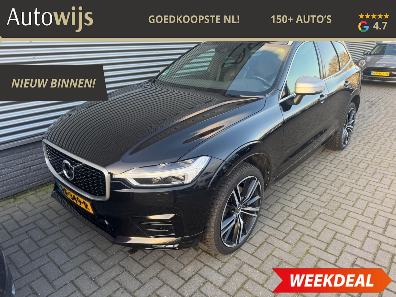 Volvo XC60 - 2.0 D4 AWD R-Design|PANO|NL AUTO|LEDER|BTW|CAMERA|DEALERONDERHOUDEN - AutoWereld.nl
