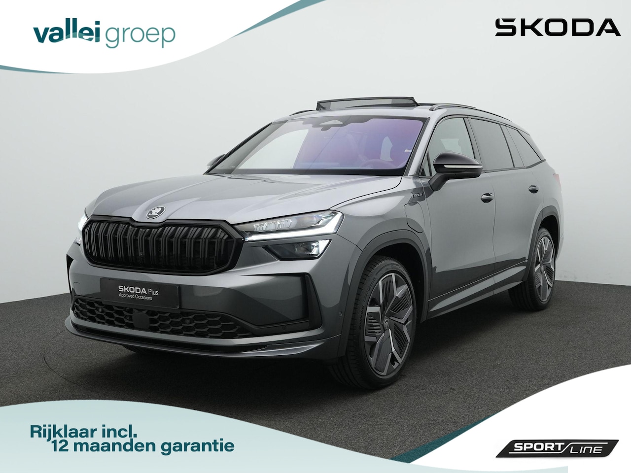 Skoda Kodiaq - 1.5 TSI iV 204 pk DSG Sportline Business | Panoramadak | Geheugenstoelen | Adaptief onders - AutoWereld.nl