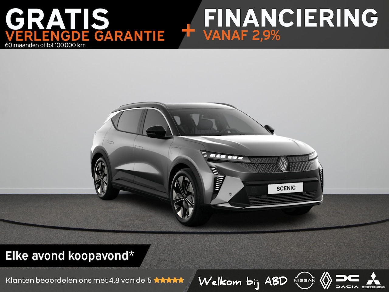 Renault Scenic E-Tech - Techno Long range | Achteruitrijcamera | Adaptive Cruise Control | Adaptive Vision LED kop - AutoWereld.nl