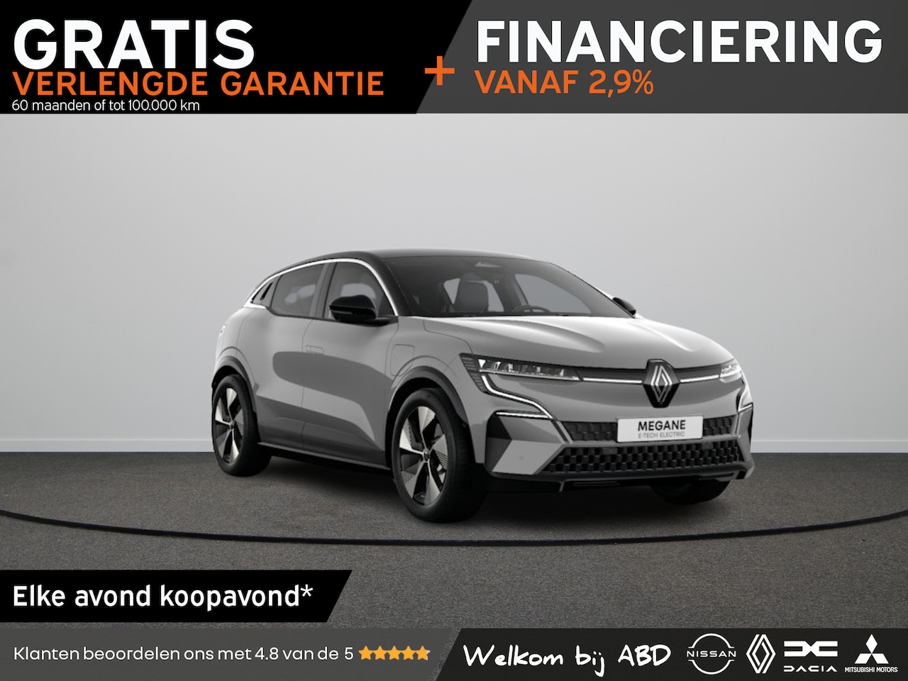 Renault Mégane E-Tech - Techno Comfort range | Achteruitrijcamera | Adaptive Cruise Control | Adaptive Vision LED - AutoWereld.nl