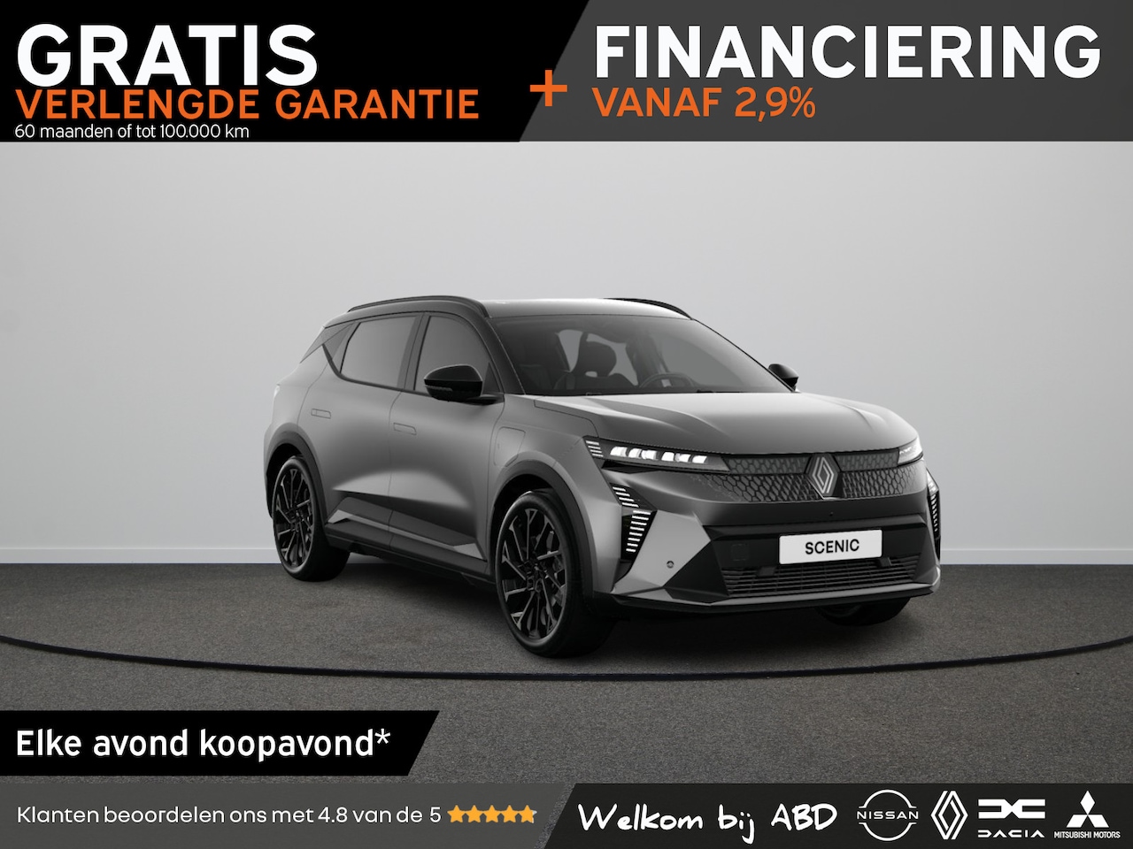 Renault Scenic E-Tech - esprit Alpine Long range | 20” lichtmetalen wielen ‘Speedway’ | Achteruitrijcamera | Adapt - AutoWereld.nl