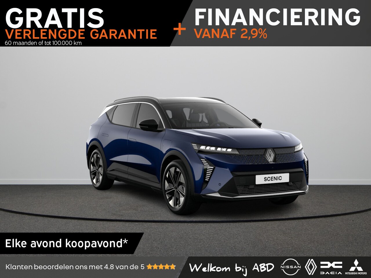 Renault Scenic E-Tech - Techno Long range | Achteruitrijcamera | Adaptive Cruise Control | Adaptive Vision LED kop - AutoWereld.nl
