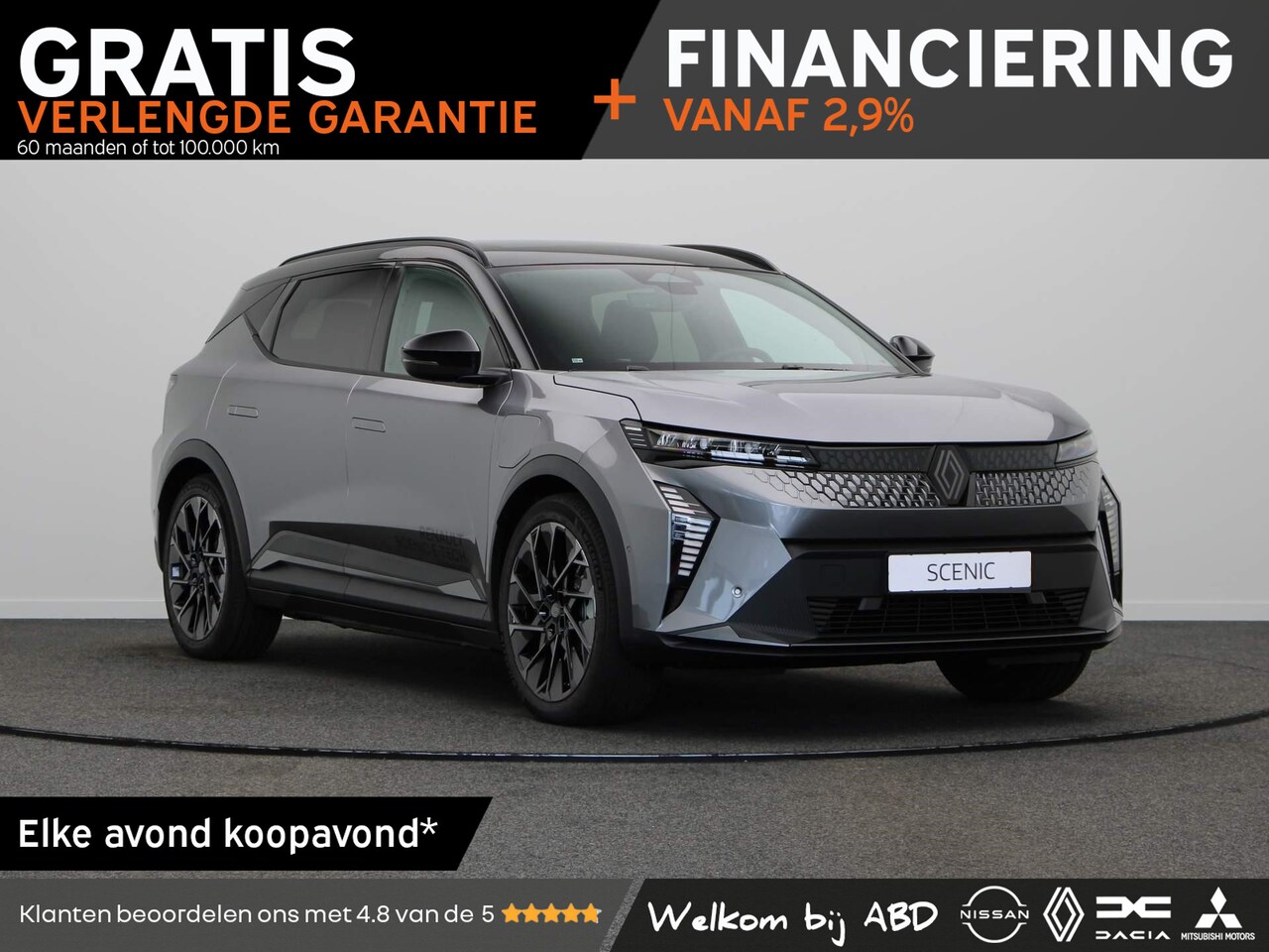 Renault Scenic E-Tech - esprit Alpine Long range | 20” lichtmetalen wielen ‘Speedway’ | Achteruitrijcamera | Adapt - AutoWereld.nl