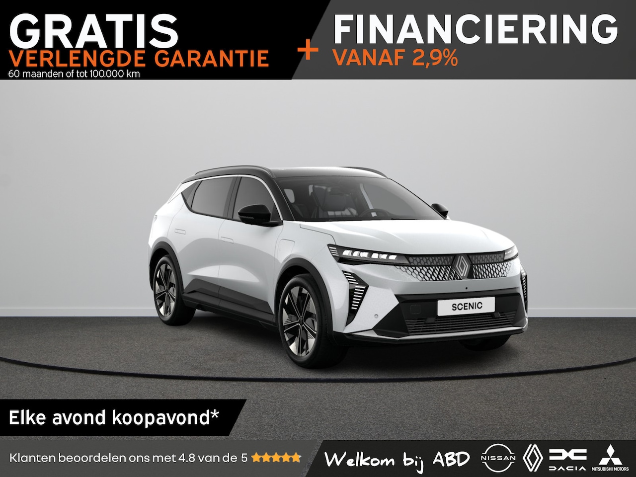 Renault Scenic E-Tech - Techno Long range | Achteruitrijcamera | Adaptive Cruise Control | Adaptive Vision LED kop - AutoWereld.nl