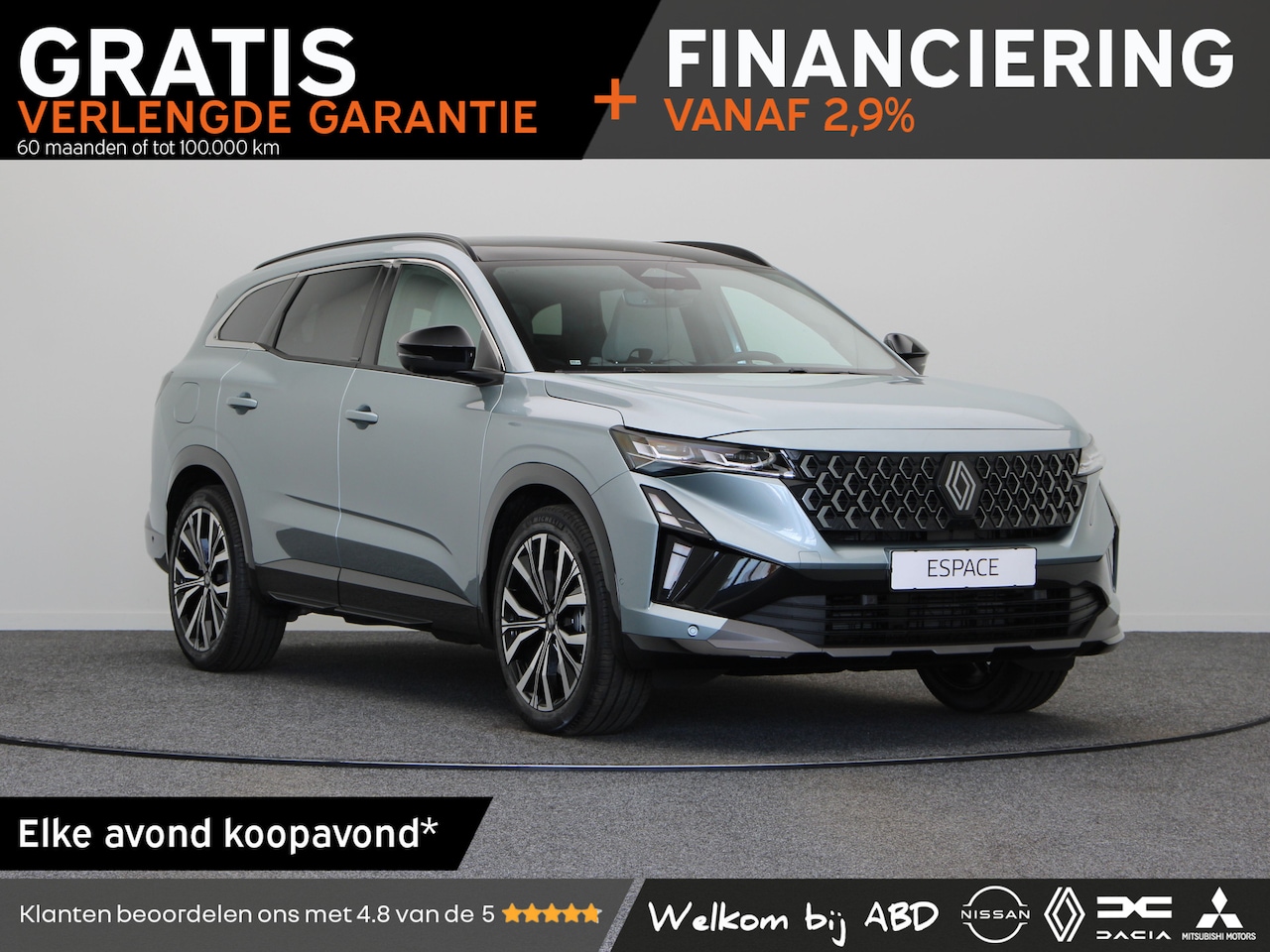 Renault Espace - Iconic Hybrid 200 | Achteruitrijcamera | Elektrisch verwarmbare voorstoelen | Elektronisch - AutoWereld.nl