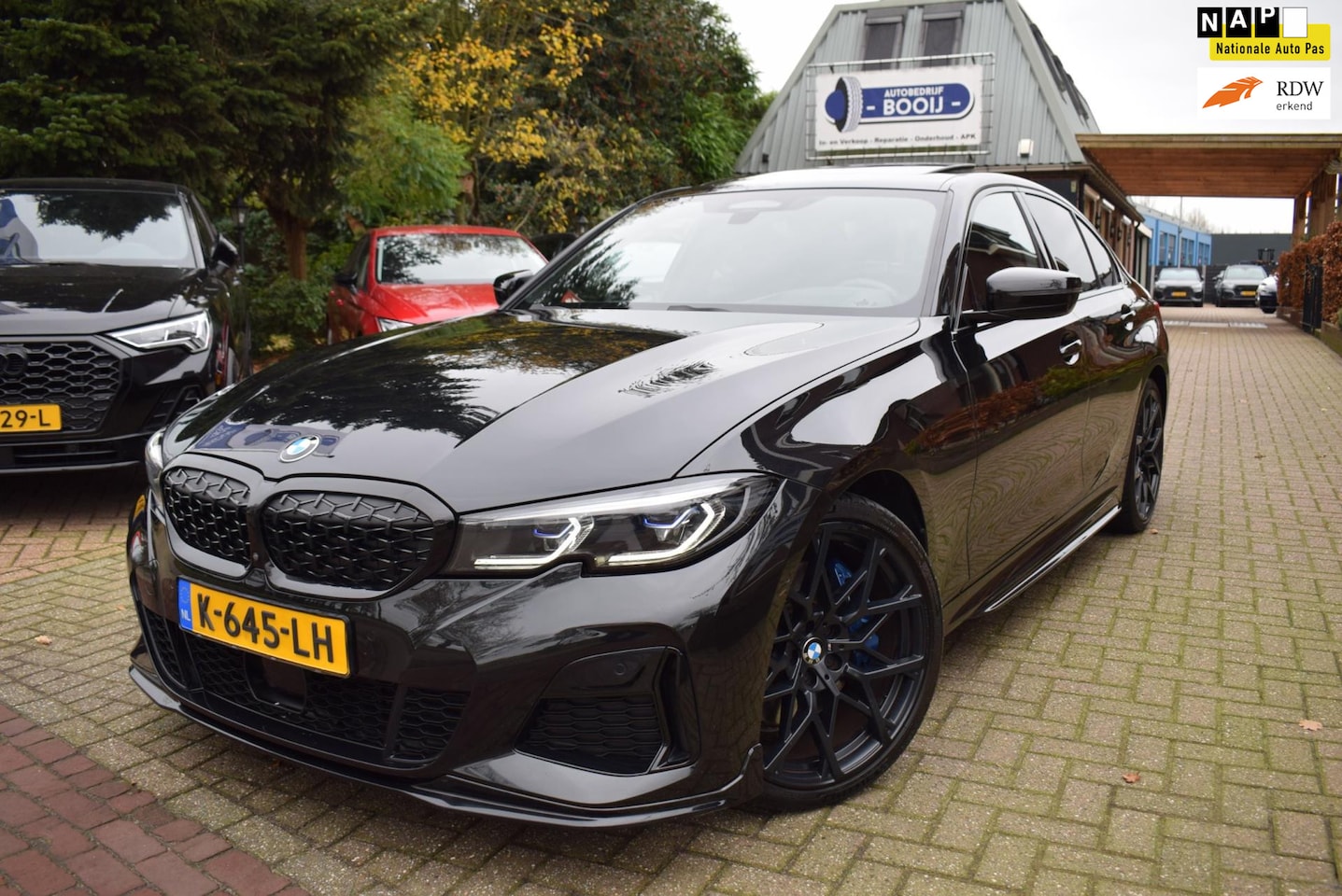 BMW 3-serie - M340i xDrive High Executive Edition AUTOM/ADAP CRUISE/AIRCO-ECC/NAVI/CARPLAY/PANO DAK/NL-A - AutoWereld.nl