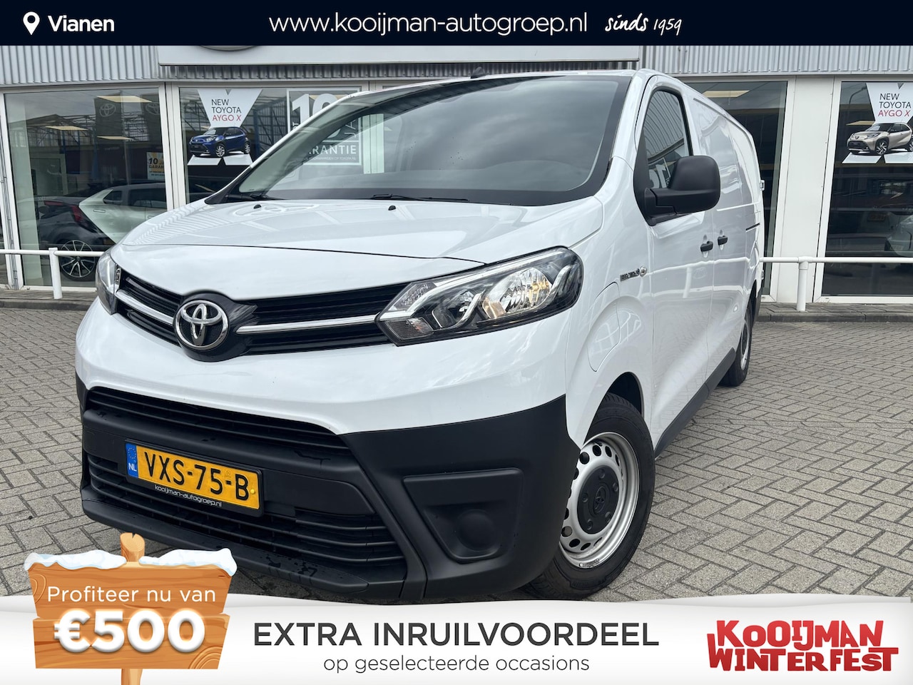 Toyota ProAce Electric Worker - Live Extra Range Long 75 kWh SLECHTS 13.578KM, PARKEERSENSOREN! - AutoWereld.nl