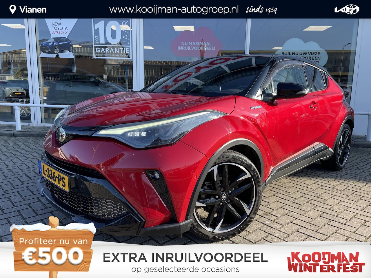 Toyota C-HR - 1.8 Hybrid GR-Sport 1e eigenaar, Nieuwstaat, Trekhaak, 1e eigenaar, hele nette auto! Deale - AutoWereld.nl