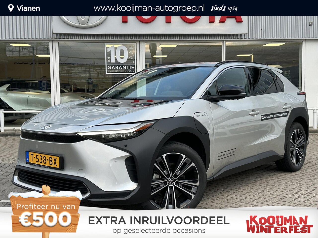 Toyota bZ4X - Premium 71 kWh 3 Fase, slechts 2165KM, BTW auto, Nieuwstaat! - AutoWereld.nl