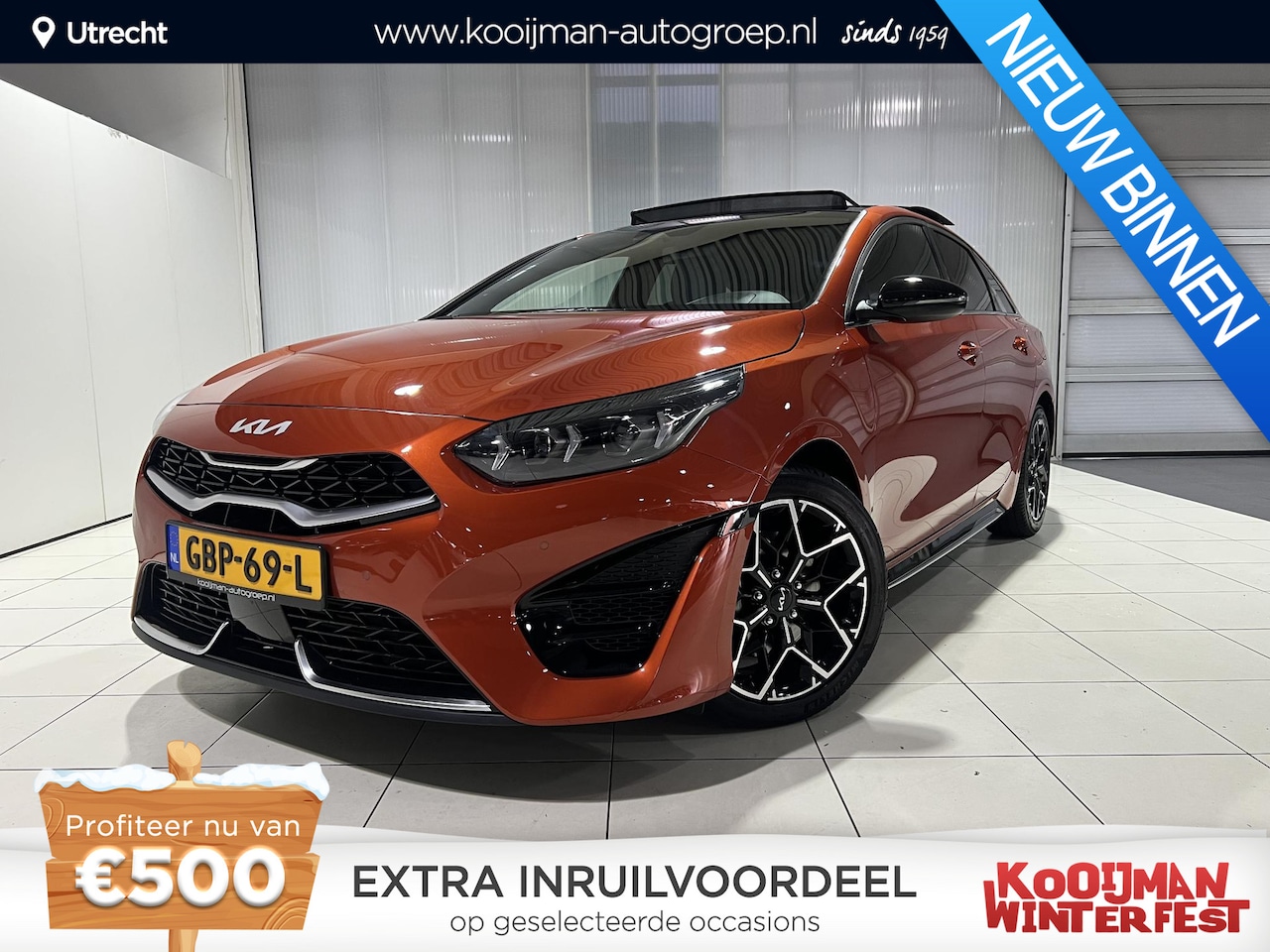Kia Pro cee'd - 1.5 T-GDi GT-Line AUTOMAAT, Schuifdak, Apple Carplay/Android Auto, Stoel en Stuur verwarmi - AutoWereld.nl