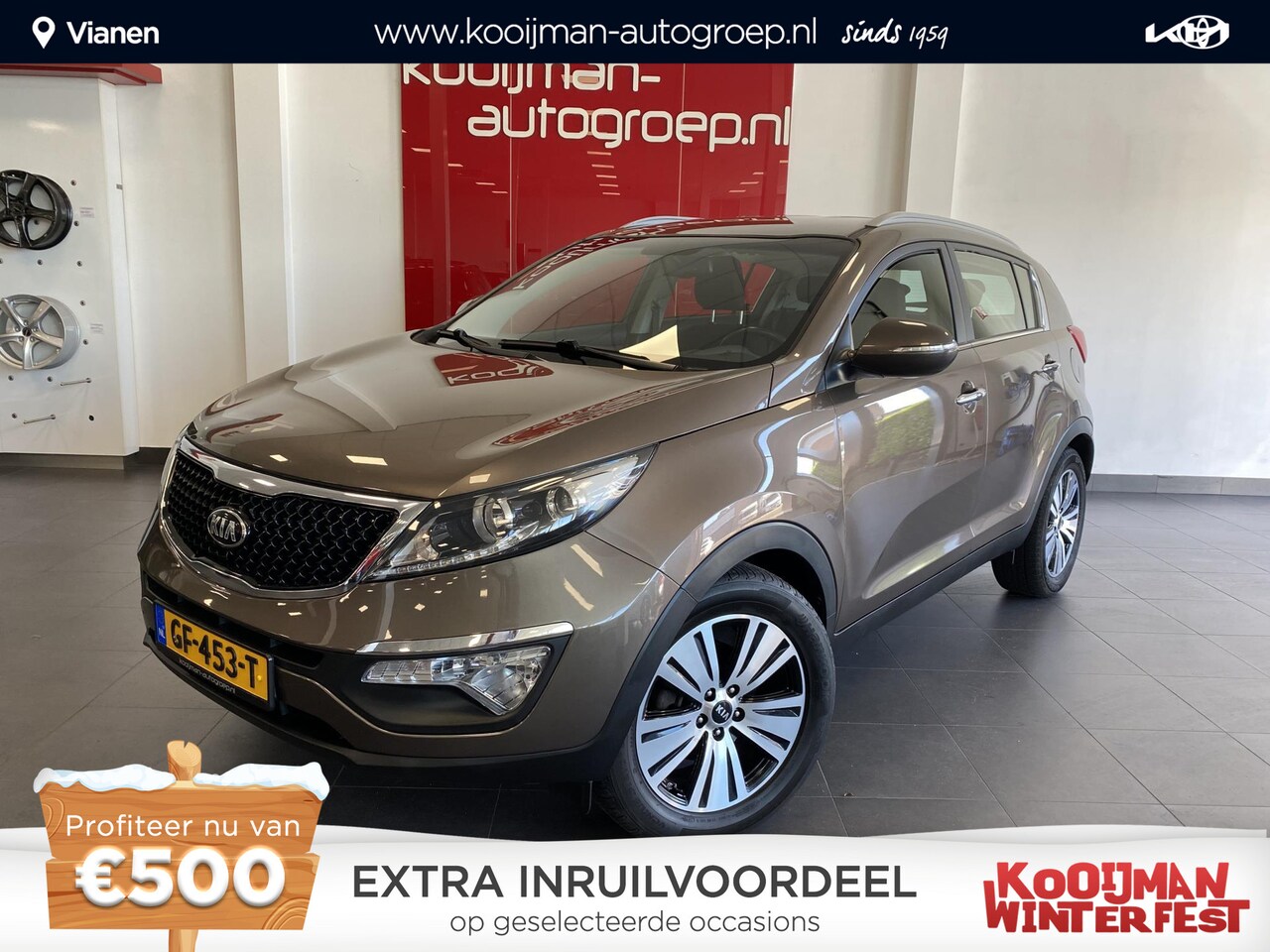 Kia Sportage - 1.6 GDI DynamicLine | Audio-navigatie full map | Achteruitrij camera | Elektr. climate con - AutoWereld.nl