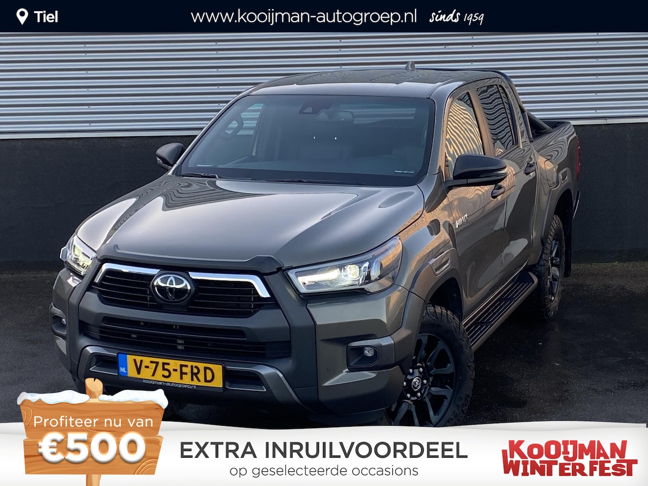 Toyota HiLux - 2.8 D-4D Double Cab Invincible Automaat Nieuw geleverd, incl. o.a.: De laadbak is gecoat, - AutoWereld.nl