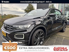 Volkswagen T-Roc Cabrio - 1.5 TSI R-Line , Stoel/Stuurverwarming, lederen bekleding, Adaptive Cruise Control, Dodeho