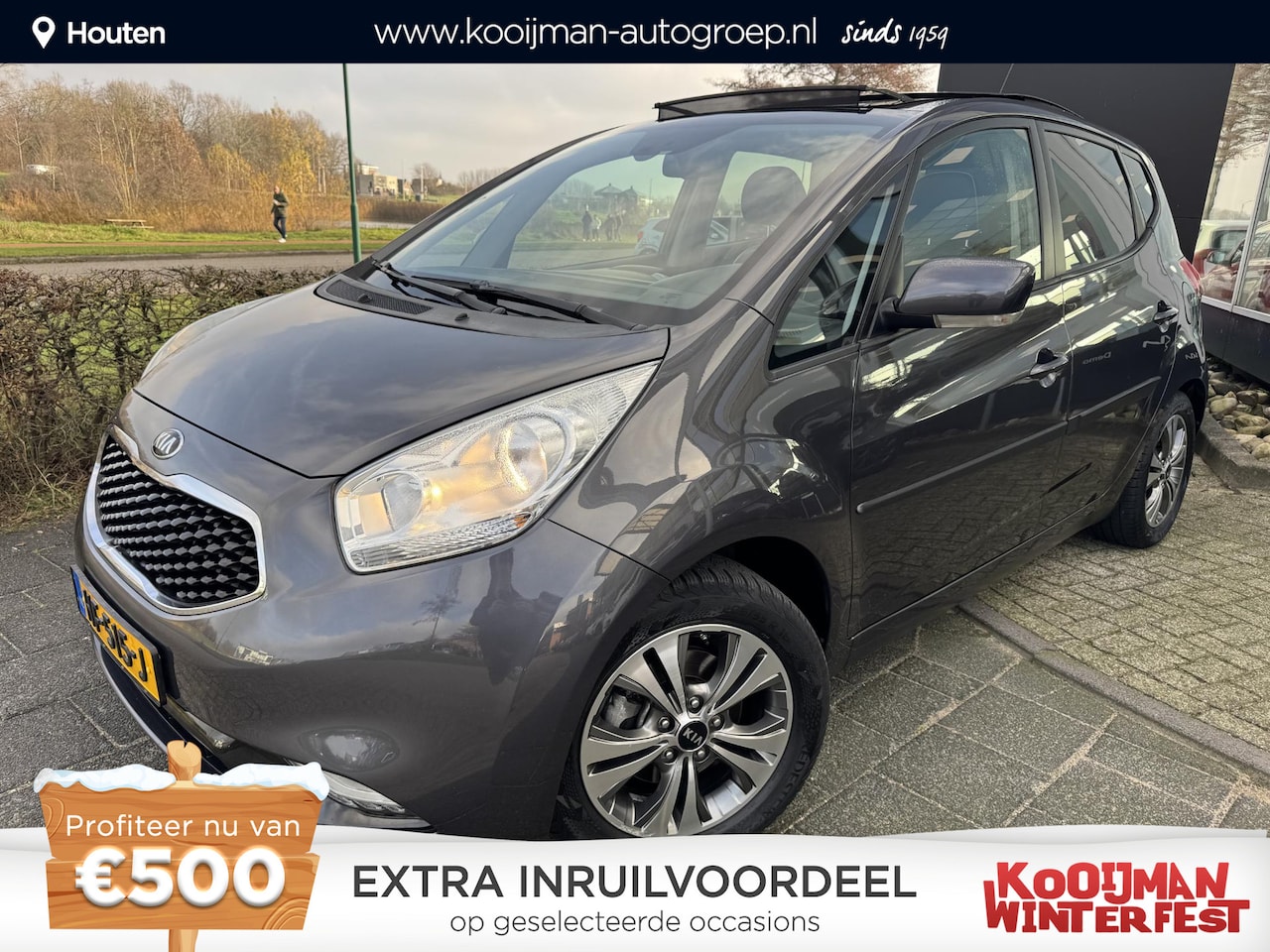 Kia Venga - 1.4 CVVT ExecutiveLine Dealeronderhouden, Eerste Eigenaar, NL-auto, Schuif/kanteldak, Navi - AutoWereld.nl