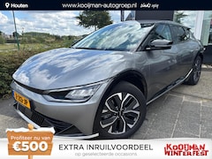 Kia EV6 - Plus 77.4 kWh Trekhaak, 800 Volt, Stoelventilatie/verwarming, Warmtepomp, BTW-Auto, Ledere