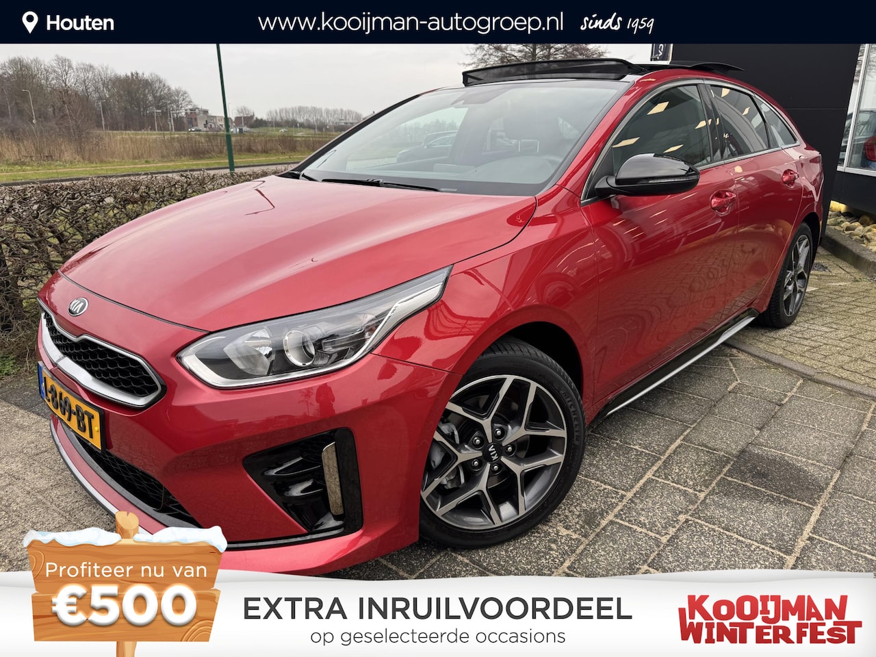 Kia Pro cee'd - 1.0 T-GDI GT-Line Edition Groot panoramadak, 1e Eigenaar, Dealer onderhouden, Full map nav - AutoWereld.nl
