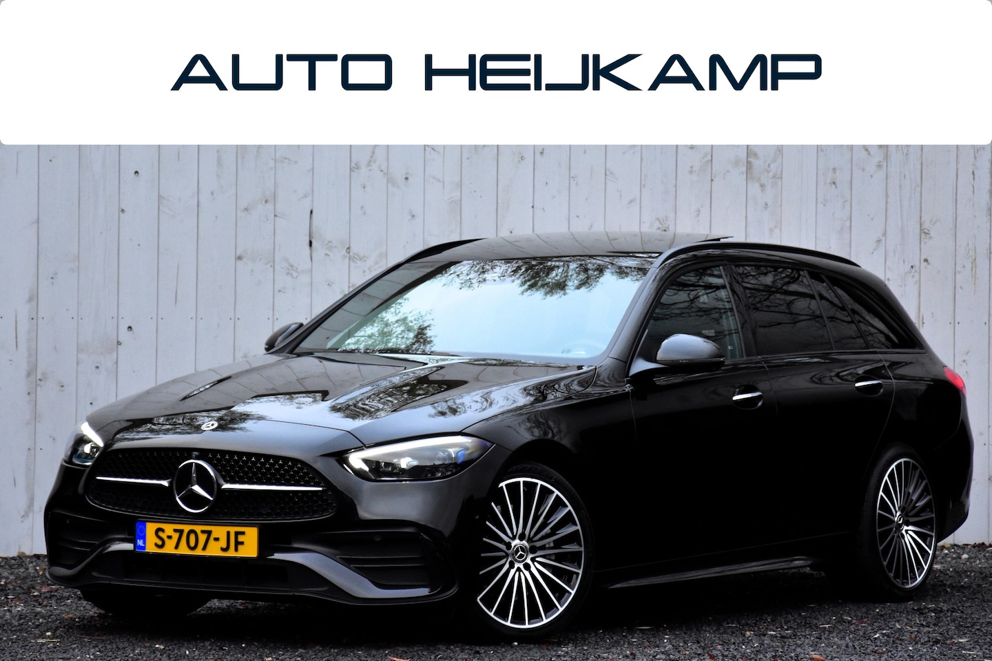 Mercedes-Benz C-klasse Estate - 200 AMG Line | Pano-dak | Leer | NL-Auto | - AutoWereld.nl