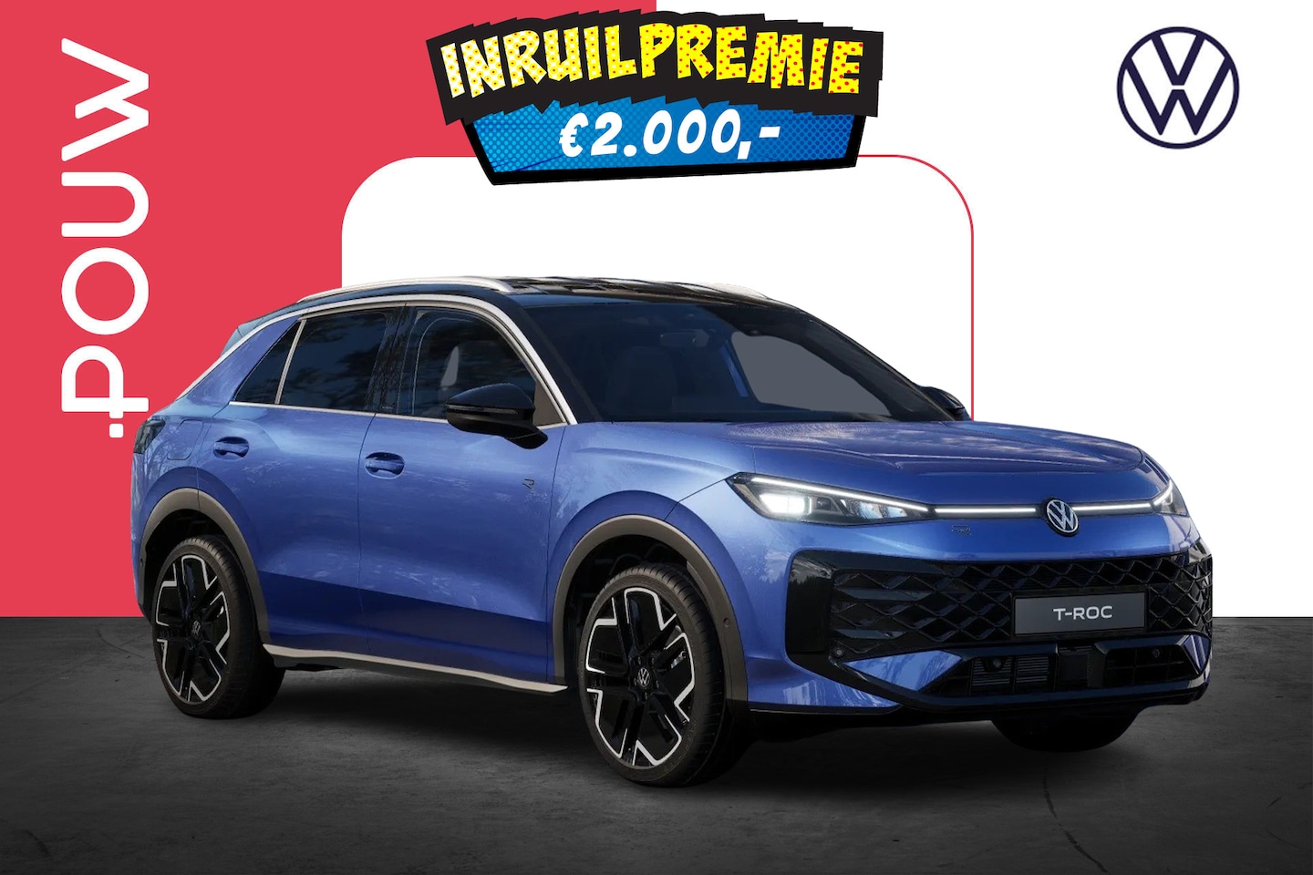 Volkswagen T-Roc - 1.5 eTsi 150pk R-Line First Edition | Lichtpakket | 19" Velgen - AutoWereld.nl