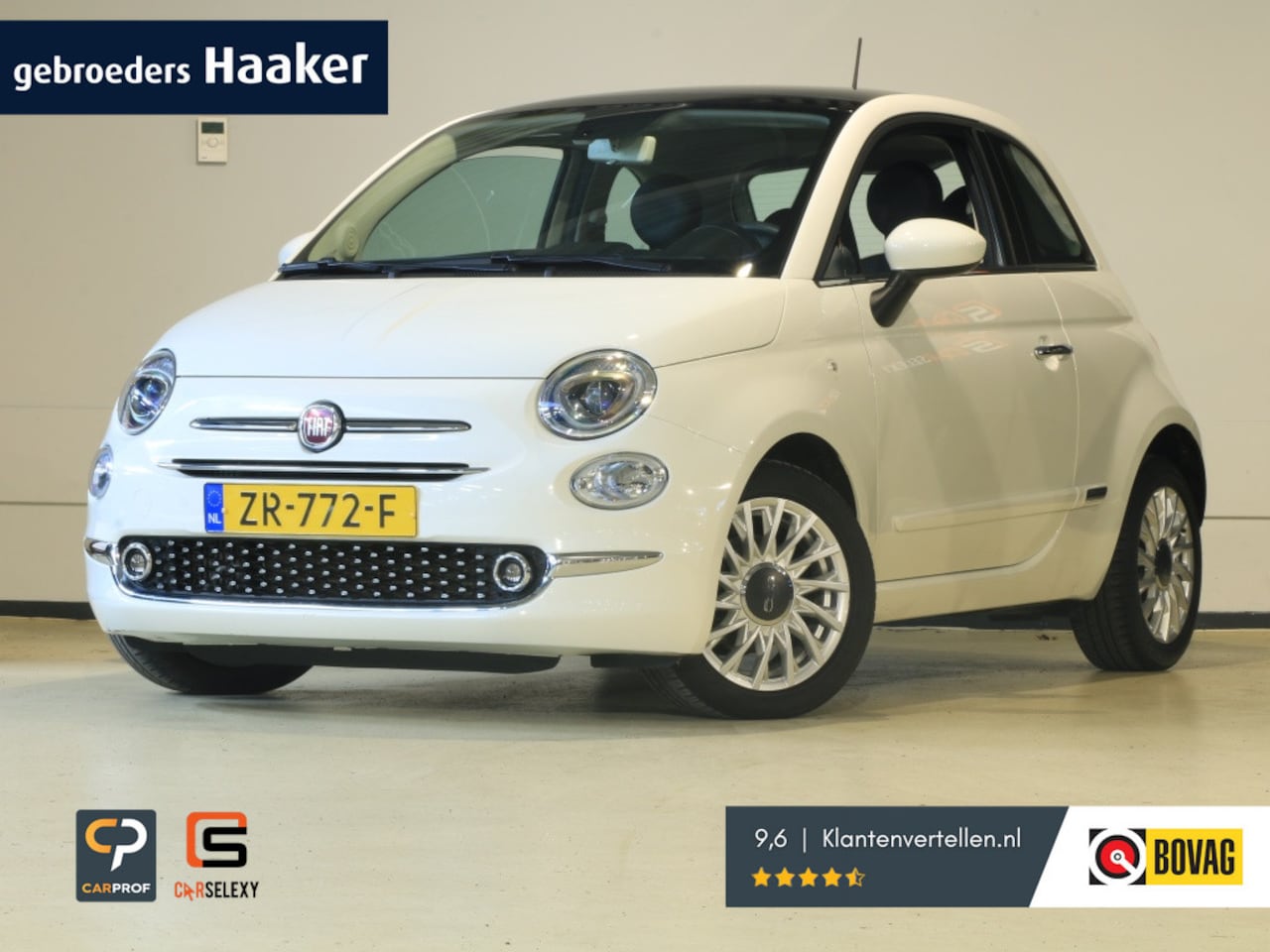 Fiat 500 - 80pk Lounge * 12 mnd BOVAG garantie * RIJKLAARPRIJS ! - AutoWereld.nl