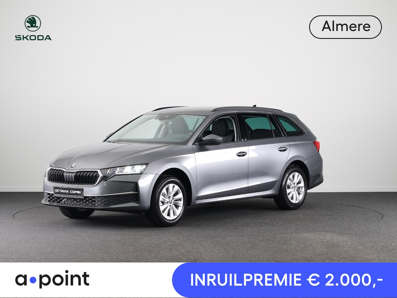Skoda Octavia Combi - Business Edition m-HEV 1.5 TSI 115 pk 7 versn. DSG Navigatie via app | Trekhaak wegklapbaa - AutoWereld.nl