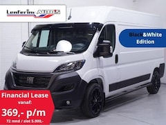 Fiat Ducato - 2.2 MultiJet 140 pk L3H2 Black&White Edition Airco Cruise Control, 18" LMV Zwart, Sidebars